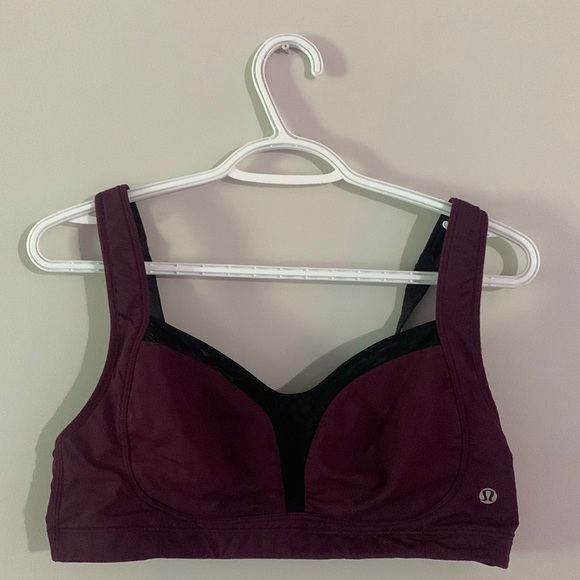Burgundy Lululemon sports bra - Picture 1 of 2